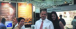 Tray-C Herbert, Dave Wibberley and Alex Leggatt at Electrex 2002